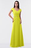 ColsBM Madelyn Sulphur Spring Informal A-line Portrait Zipper Floor Length Ruching Plus Size Bridesmaid Dresses