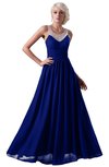 ColsBM Cora Electric Blue Cute A-line Scoop Sleeveless Zipper Beading Plus Size Bridesmaid Dresses