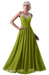 ColsBM Cora Green Oasis Cute A-line Scoop Sleeveless Zipper Beading Plus Size Bridesmaid Dresses
