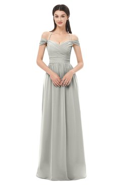 ColsBM Amirah Bridesmaid Dresses Halter Zip up Pleated Floor Length Elegant Short Sleeve