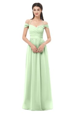 ColsBM Amirah Seacrest Bridesmaid Dresses Halter Zip up Pleated Floor Length Elegant Short Sleeve
