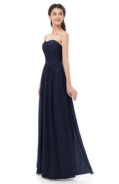 ColsBM Esme Dark Sapphire Bridesmaid Dresses Zip up A-line Floor Length Sleeveless Simple Sweetheart