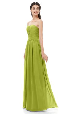 ColsBM Esme Green Oasis Bridesmaid Dresses Zip up A-line Floor Length Sleeveless Simple Sweetheart