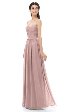 ColsBM Esme Nectar Pink Bridesmaid Dresses Zip up A-line Floor Length Sleeveless Simple Sweetheart