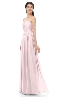 ColsBM Esme Petal Pink Bridesmaid Dresses Zip up A-line Floor Length Sleeveless Simple Sweetheart