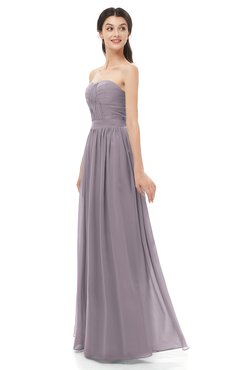 ColsBM Esme Sea Fog Bridesmaid Dresses Zip up A-line Floor Length Sleeveless Simple Sweetheart