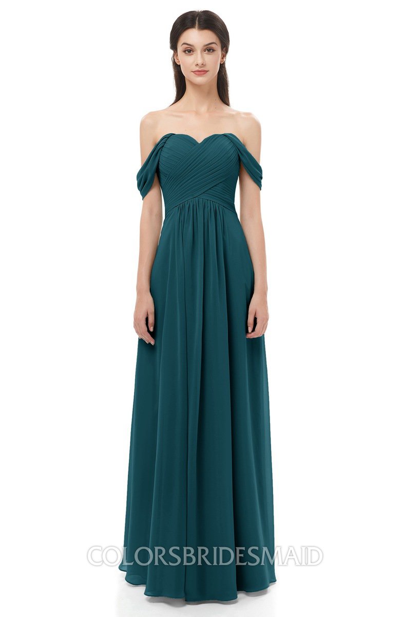 ColsBM Sylvia Blue Green Bridesmaid Dresses - ColorsBridesmaid