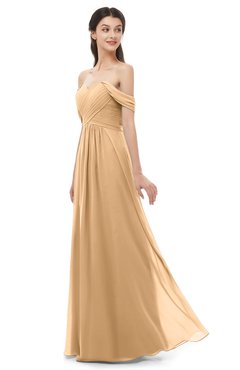 ColsBM Sylvia Desert Mist Bridesmaid Dresses Mature Floor Length Sweetheart Ruching A-line Zip up