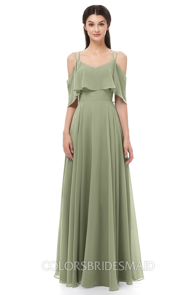 moss green dress