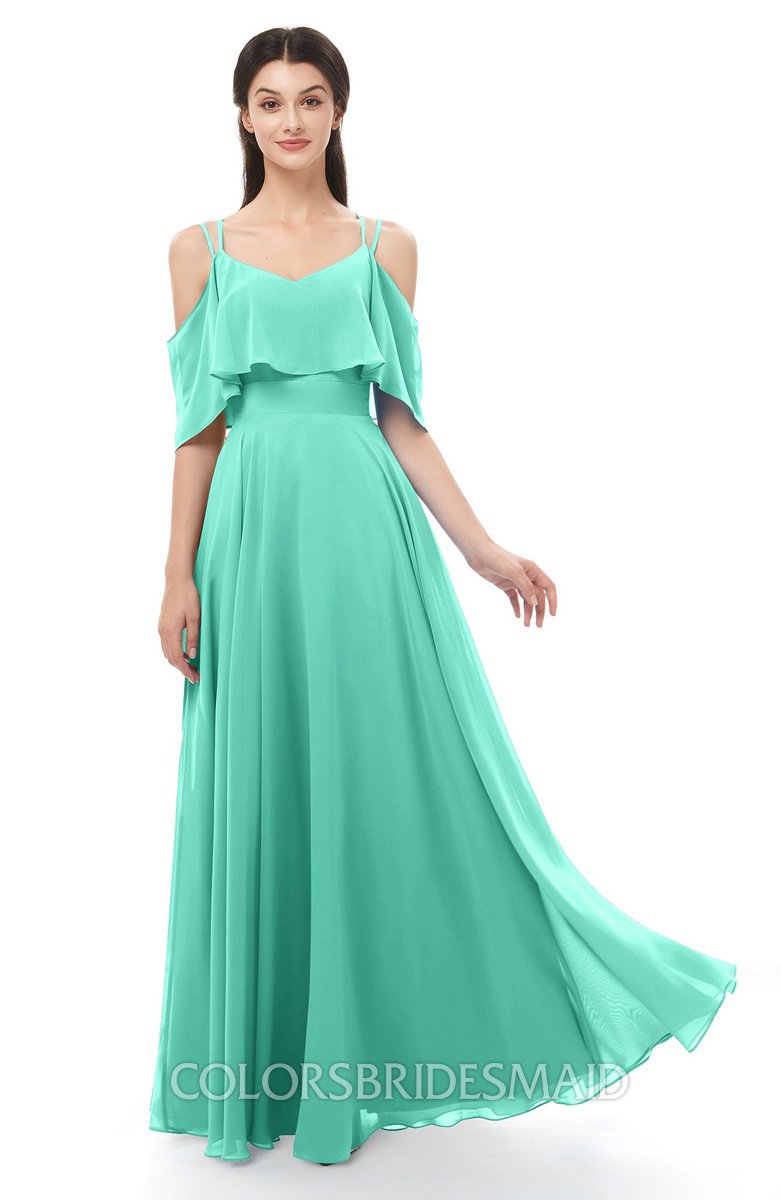 seafoam green dress