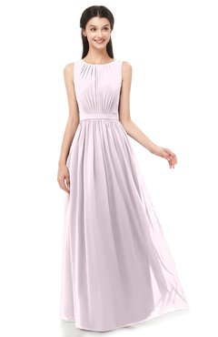 ColsBM Briar Blush Bridesmaid Dresses Sleeveless A-line Pleated Floor Length Elegant Bateau