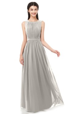 ColsBM Briar Hushed Violet Bridesmaid Dresses Sleeveless A-line Pleated Floor Length Elegant Bateau