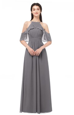 ColsBM Andi Storm Front Bridesmaid Dresses Zipper Off The Shoulder Elegant Floor Length Sash A-line