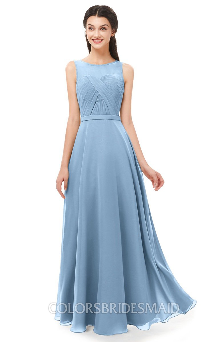 Royal blue High split Strapless Simple Prom Dresses – showprettydress