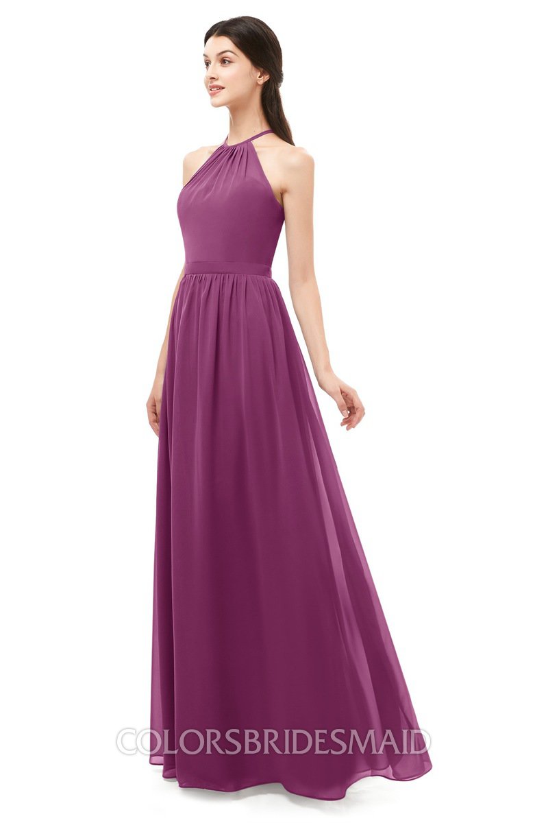 raspberry bridesmaid dresses