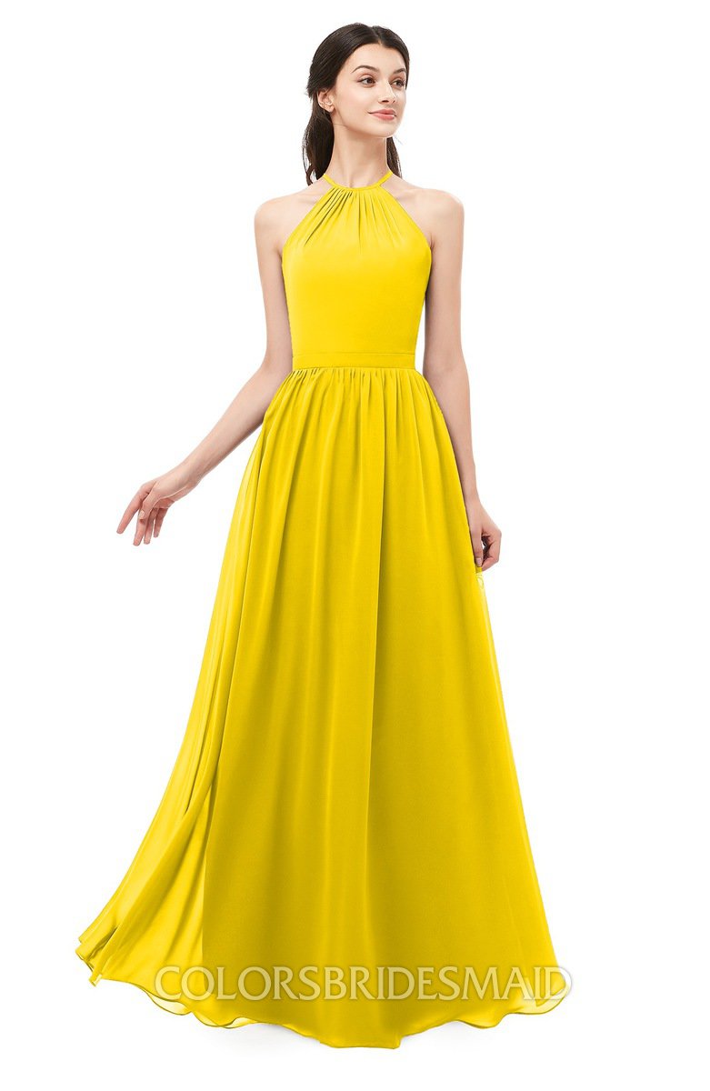 ColsBM Irene Yellow Bridesmaid Dresses - ColorsBridesmaid