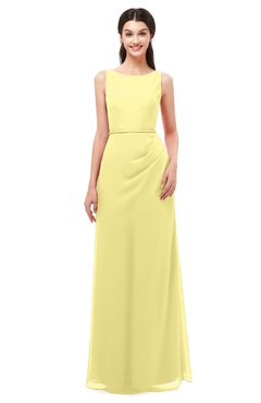 ColsBM Livia Daffodil Bridesmaid Dresses Sleeveless A-line Traditional Pick up Floor Length Sabrina