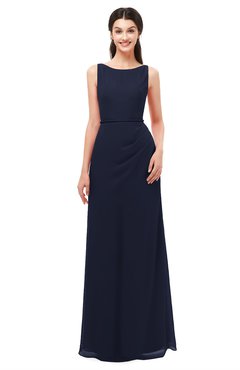 ColsBM Livia Dark Sapphire Bridesmaid Dresses Sleeveless A-line Traditional Pick up Floor Length Sabrina