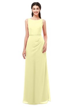 ColsBM Livia Wax Yellow Bridesmaid Dresses Sleeveless A-line Traditional Pick up Floor Length Sabrina