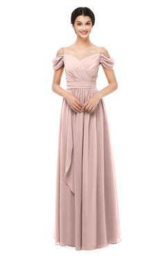 ColsBM Skylar Dusty Rose Bridesmaid Dresses Spaghetti Sexy Zip up Floor Length A-line Pleated
