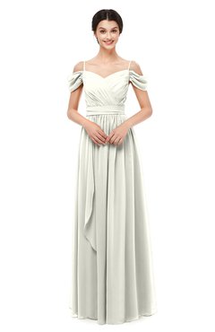 ColsBM Skylar Ivory Bridesmaid Dresses Spaghetti Sexy Zip up Floor Length A-line Pleated