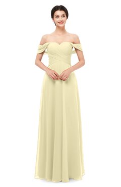 ColsBM Lydia Anise Flower Bridesmaid Dresses Sweetheart A-line Floor Length Modern Ruching Short Sleeve