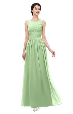 ColsBM Skyler Gleam Bridesmaid Dresses Sheer A-line Sleeveless Classic Ruching Zipper