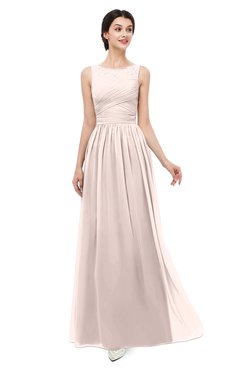 ColsBM Skyler Silver Peony Bridesmaid Dresses Sheer A-line Sleeveless Classic Ruching Zipper