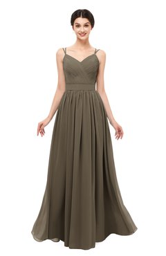 ColsBM Bryn Otter Bridesmaid Dresses Floor Length Sash Sleeveless Simple A-line Criss-cross Straps