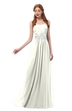 ColsBM Jess Ivory Bridesmaid Dresses Sleeveless Appliques Strapless A-line Zipper Modern