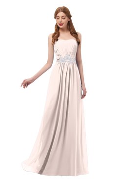 ColsBM Jess Silver Peony Bridesmaid Dresses Sleeveless Appliques Strapless A-line Zipper Modern