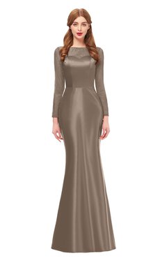 ColsBM Kenzie Ginger Snap Bridesmaid Dresses Trumpet Lace Bateau Long Sleeve Floor Length Mature