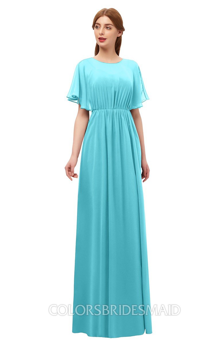 ColsBM Darcy Turquoise Bridesmaid Dresses - ColorsBridesmaid
