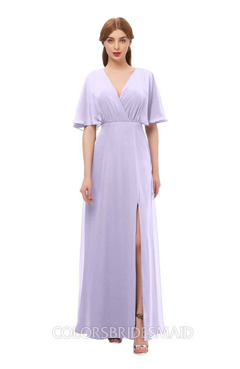 ColsBM Dusty Pastel Lilac Bridesmaid Dresses - ColorsBridesmaid
