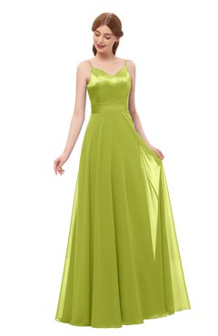 ColsBM Ocean Green Oasis Bridesmaid Dresses Elegant A-line Backless Floor Length Sleeveless Sash