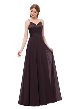 ColsBM Ocean Italian Plum Bridesmaid Dresses Elegant A-line Backless Floor Length Sleeveless Sash