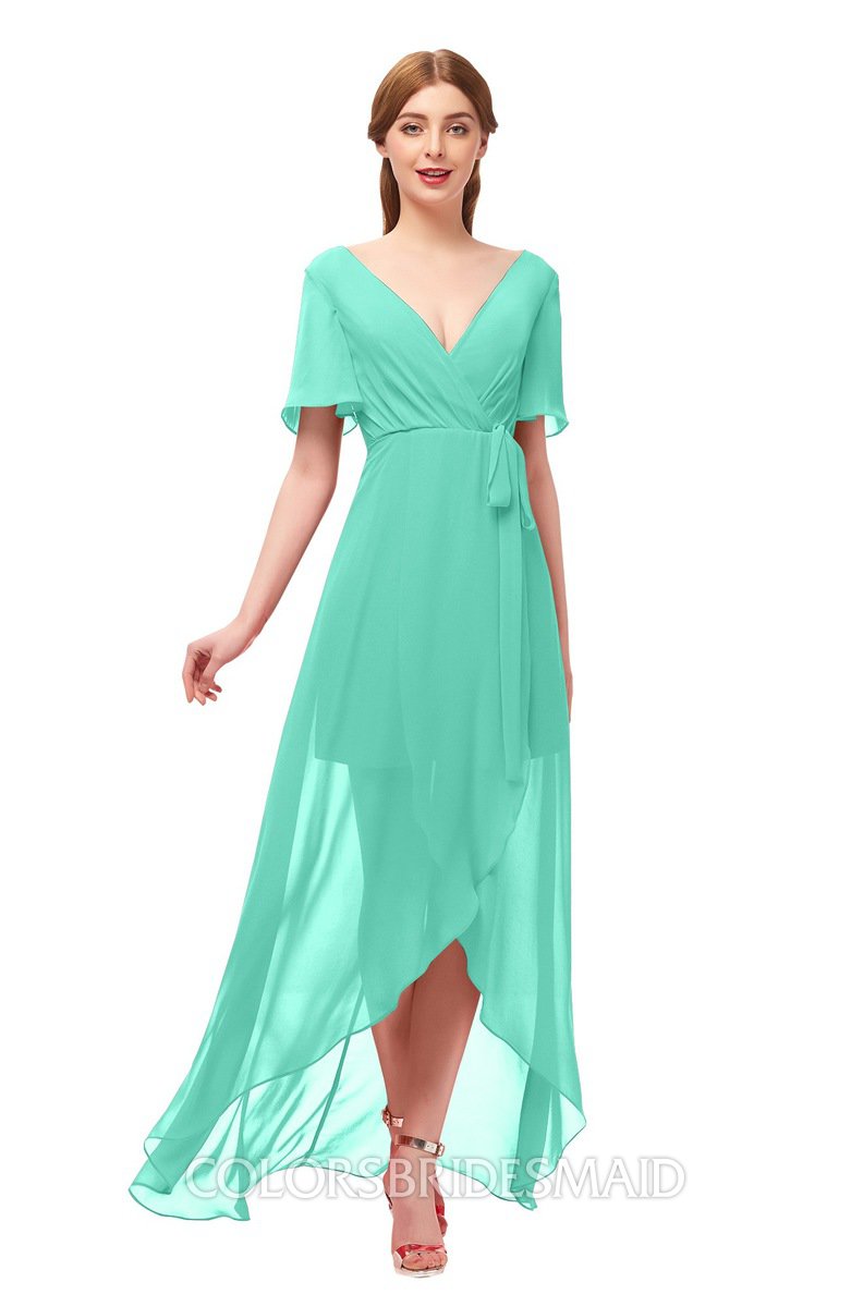 seafoam green dress