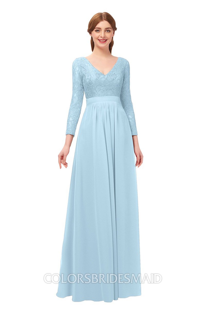 ColsBM Cyan Ice Blue Bridesmaid Dresses 