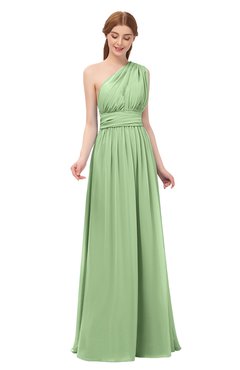 ColsBM Avery Gleam Bridesmaid Dresses One Shoulder Ruching Glamorous Floor Length A-line Backless