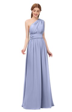 ColsBM Avery Lavender Bridesmaid Dresses One Shoulder Ruching Glamorous Floor Length A-line Backless