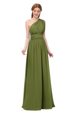 ColsBM Avery Bridesmaid Dresses One Shoulder Ruching Glamorous Floor Length A-line Backless