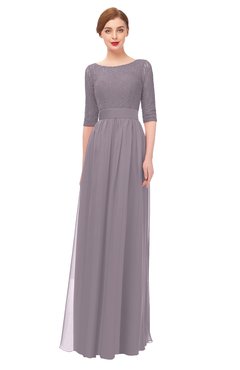 ColsBM Lola Cameo Bridesmaid Dresses Zip up Boat A-line Half Length Sleeve Modest Lace