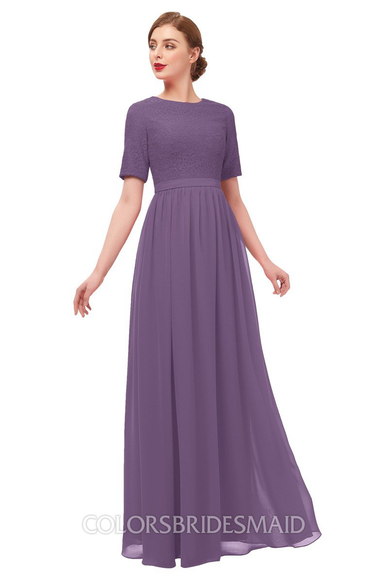 ColsBM Ansley Chinese Violet Bridesmaid Dresses - ColorsBridesmaid