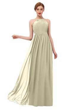 ColsBM Peyton Putty Bridesmaid Dresses Pleated Halter Sleeveless Half Backless A-line Glamorous