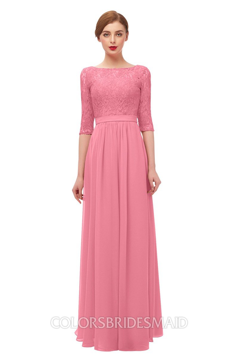 ColsBM Neriah Watermelon Bridesmaid Dresses - ColorsBridesmaid