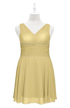 Plus Size Gold Bridesmaid Dresses To Perfect Your Figure - ColorsBridesmaid