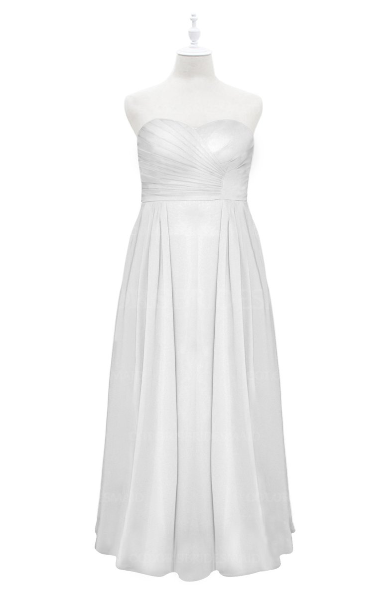 ColsBM Yamileth White Plus Size Bridesmaid Dresses - ColorsBridesmaid