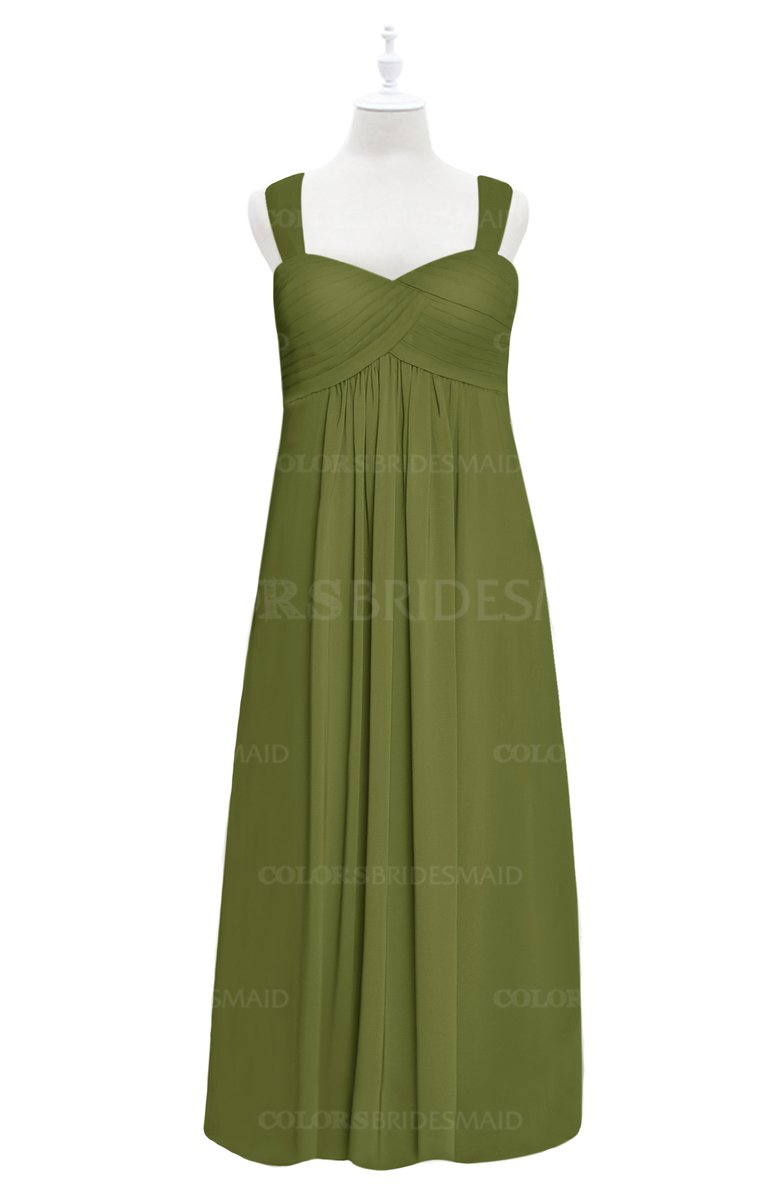 ColsBM Naya Olive Green Plus Size Bridesmaid Dresses ColorsBridesmaid