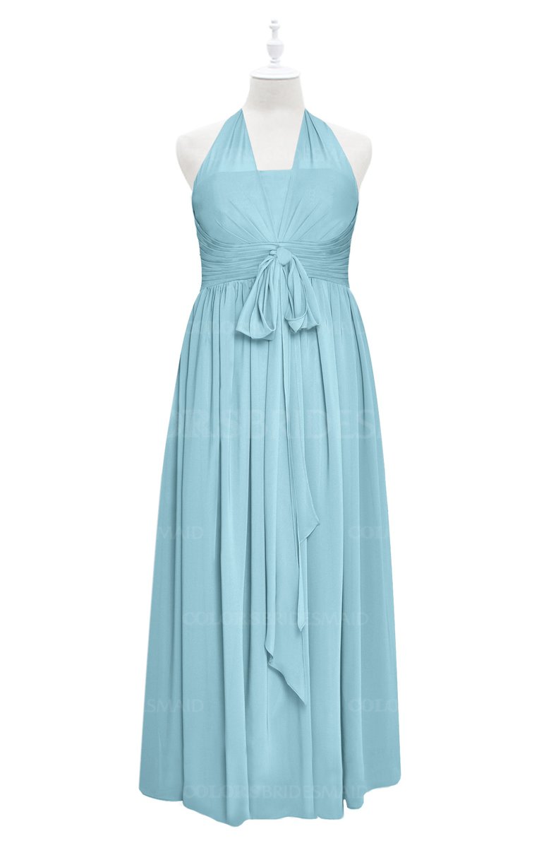 ColsBM Nyla Aqua Plus Size Bridesmaid Dresses - ColorsBridesmaid