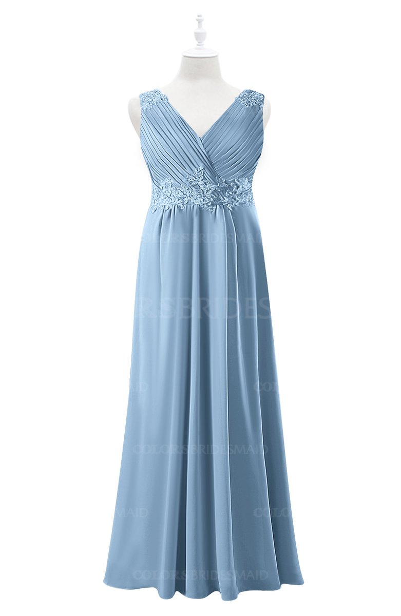 ColsBM Malaysia Sky Blue Plus Size Bridesmaid Dresses ColorsBridesmaid